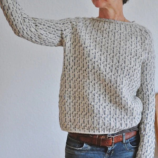 Luisa | Chic Grauer Pullover