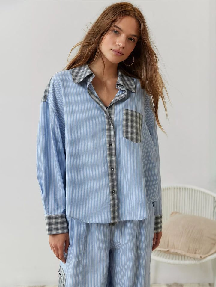 Sofia - Kuscheliges & Lockeres Damen Pyjama Set für wohltuende Nächte