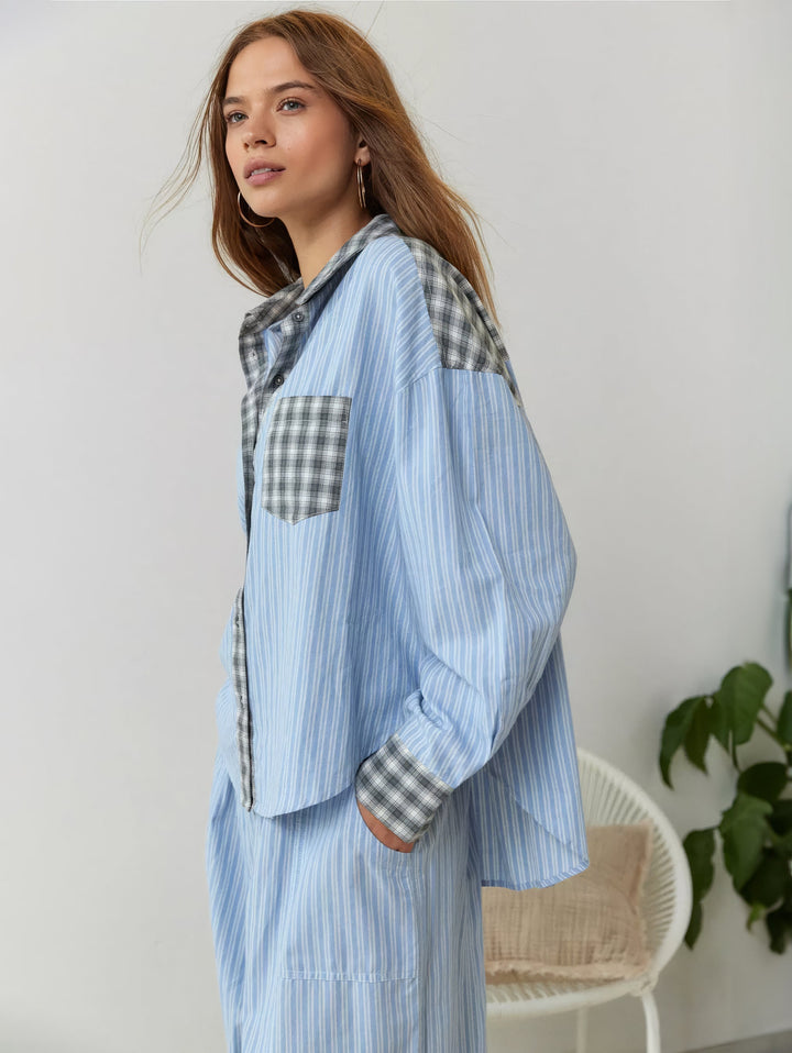 Sofia - Kuscheliges & Lockeres Damen Pyjama Set für wohltuende Nächte