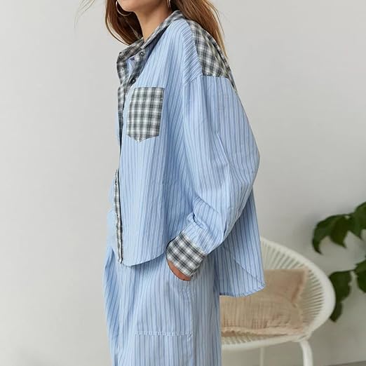 Sofia - Kuscheliges & Lockeres Damen Pyjama Set für wohltuende Nächte