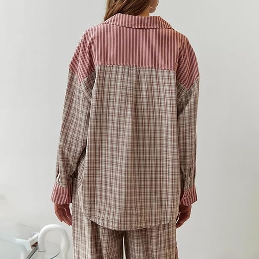 Sofia - Kuscheliges & Lockeres Damen Pyjama Set für wohltuende Nächte