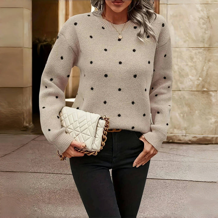 Nikita – Polka-Dot-Strickpullover