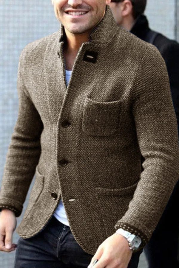 Richard | Warme Strickjacke