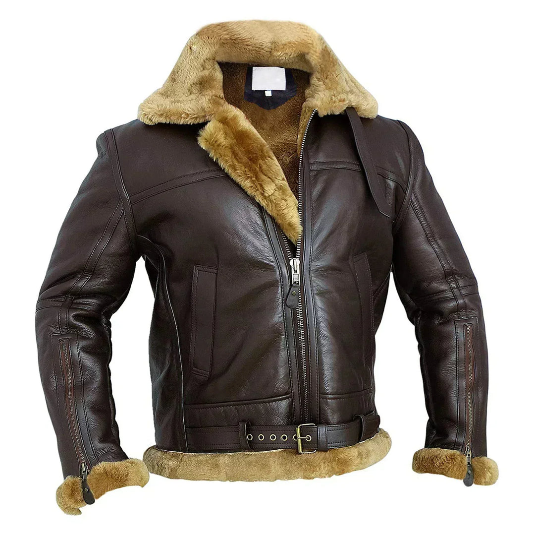 Maximilian | Shearling Lederjacke