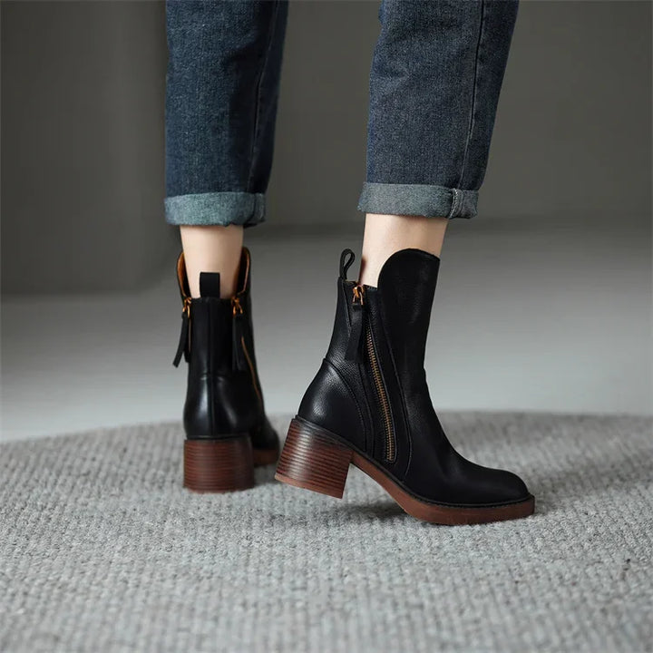 Tessa | Leder Stiefeletten