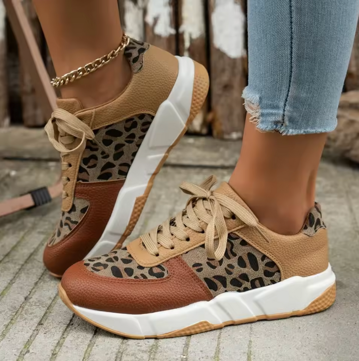 Savanna | Komfortabel Leoparden-Sneakers