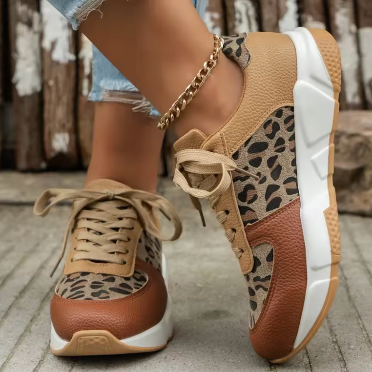 Savanna | Komfortabel Leoparden-Sneakers