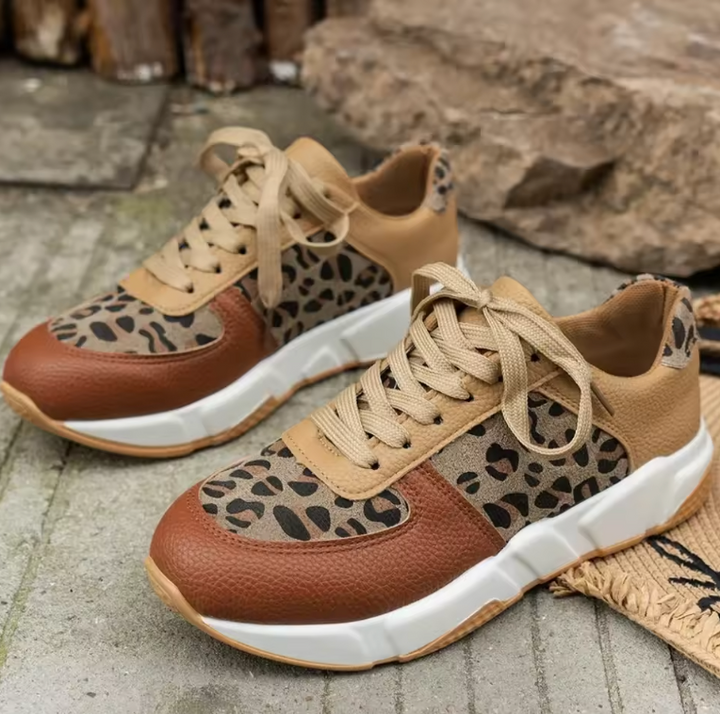 Savanna | Komfortabel Leoparden-Sneakers