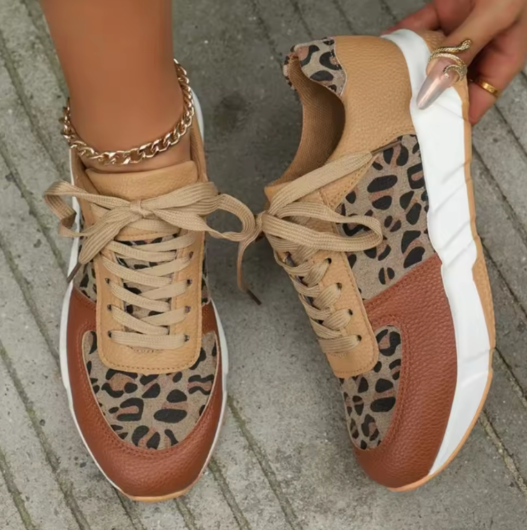 Savanna | Komfortabel Leoparden-Sneakers