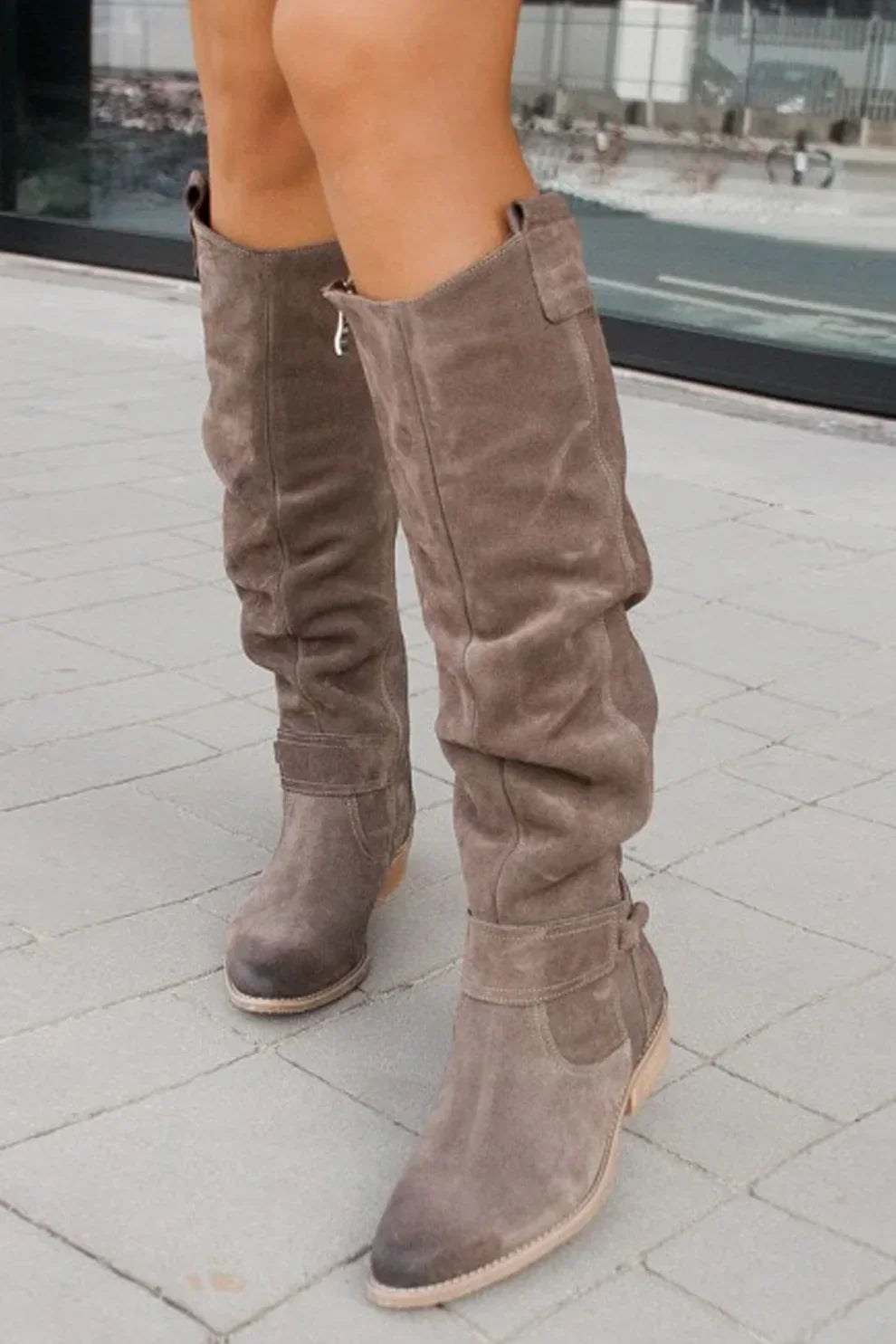 Delia | Stiefel Aus Wildleder